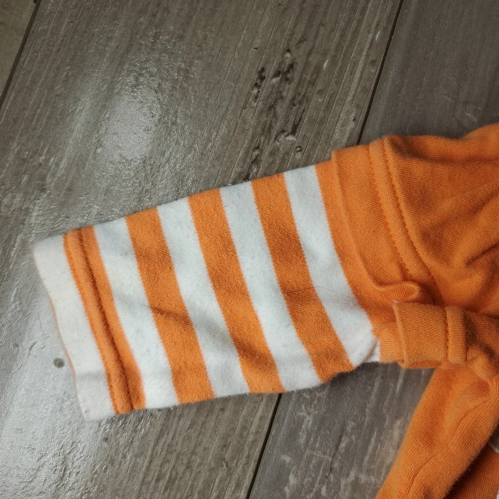 Carter's Size 3m Orange Long Sleeve Striped 